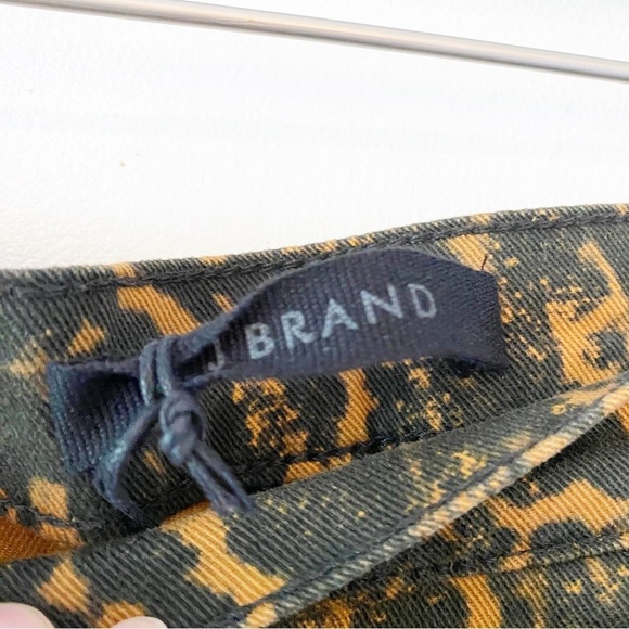 J BRAND Blythe Animal Print High Waist Midi Skirt - Picture 4 of 8